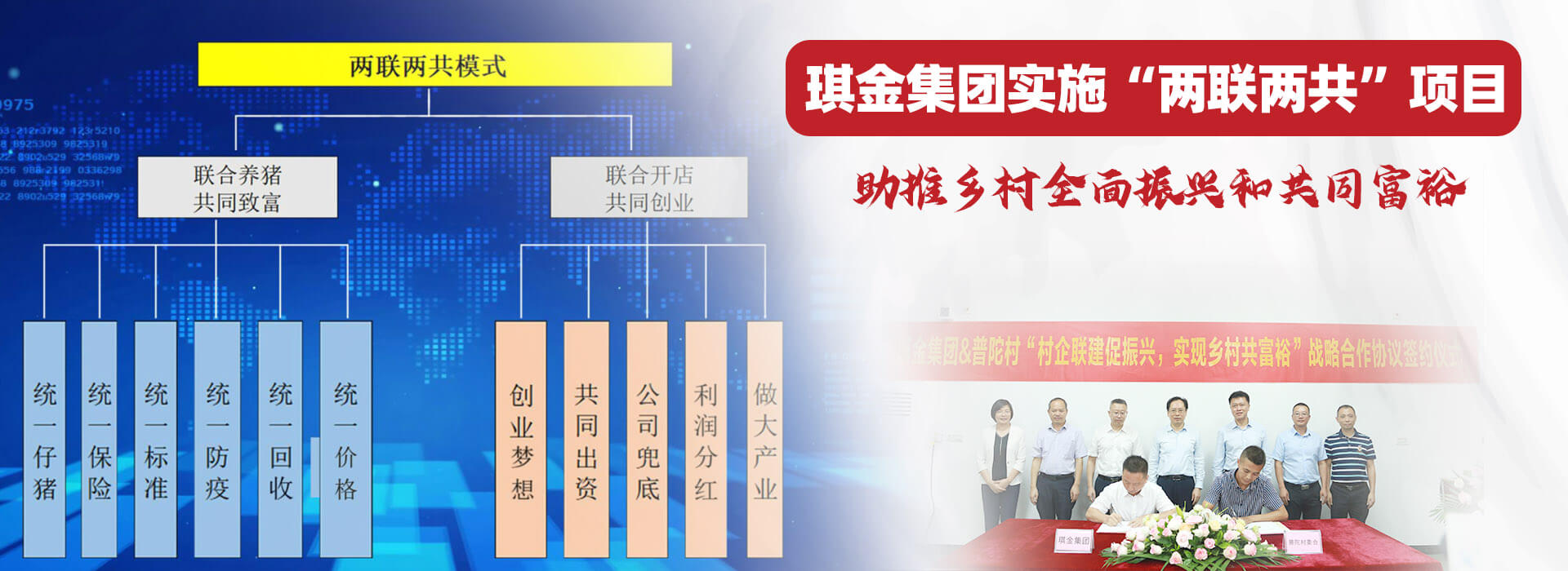 琪金集团实施“两联两共”项目